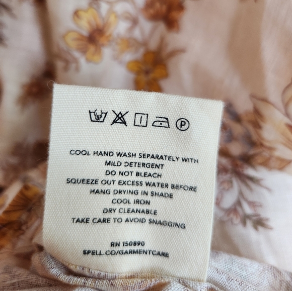 SIZE SWAP S to M NWT Meadowland Linen Blouse in Cream - Picture 11 of 12